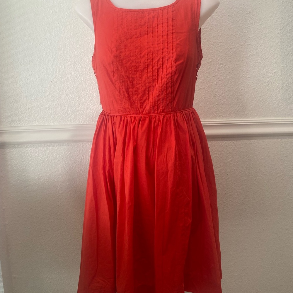 Moulinette Soeurs Vibrant Red Mini Dress